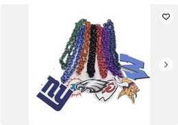 Titanium Sport Accessories Custom Designs Large Size Shape Colourful 3d EVA Foam Fan Chains Necklaces For Super fan