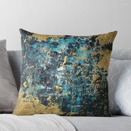 Pillow Teal And Gold Throw Christmas S Covers Cases Decorative Pillows