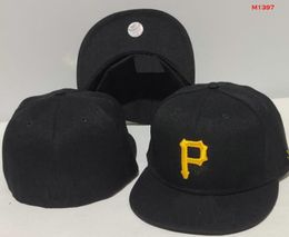 Men's Baseball Pirates Fitted Size Hats NY Snapback Hats World Series white Hip Hop SOX Sport Caps Chapeau Grey Stitch Heart " Series" " Love Hustle Flowers for Women a1