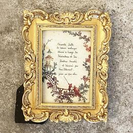 Frames Resin Antique Po Frame Embossed Vintage Picture Home Wall Decor Gift