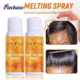 Adhesives Flechazo Lace Melting Spray Wig Instal Lace Holding Spray Quick Dry Wig Adhesive Glue lace melt Spray For Lace Frontal Wig