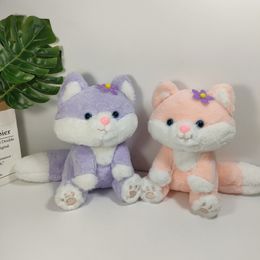 2024 Wholesale Cute Fox plush toy Children's Games Playmates Holiday Gifts Room Decor