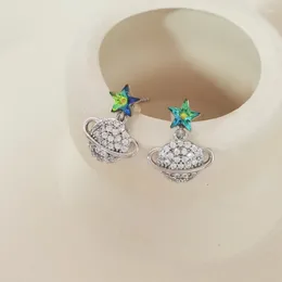 Stud Earrings 11.11 Star Studs Earings Jewellery Made With Austrian Crystal For Girls Trending Jewellery Valentine's Day Bijoux Gift