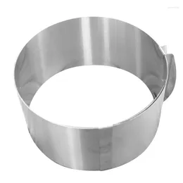 Baking Moulds Kitchen Retractable Circle Mousse Ring Mould Tool Stainless Steel Round & Square Cake Mold Bakeware Tools