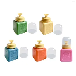 Storage Bottles 120ml Alcohol Dispensers Press Lockable For Nail Polish Remover Home Travel