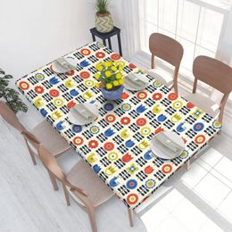 Table Cloth Rectangular Waterproof Vintage Scandinavian Floral Orla Kiely Cover 4FT Tablecloth For Picnic