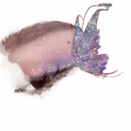 glitter Butterfly Wings Tattoo Face Decorati Sticker Waterproof Shiny Eyes Body Art Fake Temporary Tattoos Women Makeup Tool K6Eg#