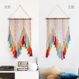 Tapestries Tapestry Hand-Woven For Home Decor Livingroom Bedroom Room House Decoration Macrame Wall Hanging Tassel Boho