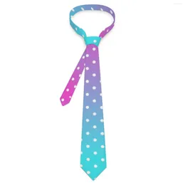 Bow Ties Polka Dot Tie Gradient Print Custom DIY Neck Cute Funny Collar For Men Daily Wear Necktie Accessories