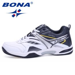 Boots Bona New Classics Style Men Tennis Shoes Lace Up Men Sport Shoes Top Quality Comfortable Male Sneakers Shoes Fast Free Shipping
