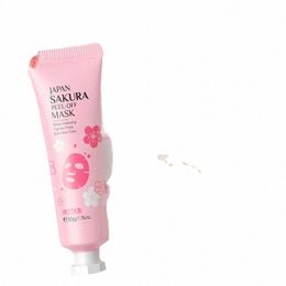 sakura Peeling Face Mask Deep Cleansing Anti Ageing Anti Wrinkle Whitening Blackhead Removed Tear Off Mask Facial Skin Care 50g M7ui#