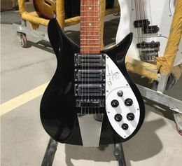 Ricken 325 Electric Guitar, John Lennon Edition, Basswood Body, Rosewood Fretboard, Black Color