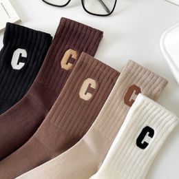 Custom Made Mens Womens Crew Letters Street Socks Sports Embroidery Embroidered Cotton Couple
