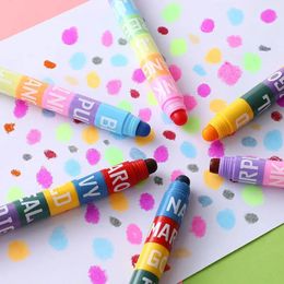 Haile 126 Colors Rainbow Mini Splicing Highlighter Markers Pen Pastel Gel Office School Stationery Painting Mark Art Supplies 240320