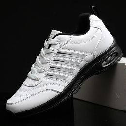 Shoes Waterproof Golf Shoes for Man Women Leather Professional Men Rubber Golf Sport Shoes Walking Sneakers Male Cushion Black White