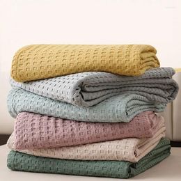 Blankets Towel Quilt Single Cotton Blanket Office Home Summer Comfortable And Breathable