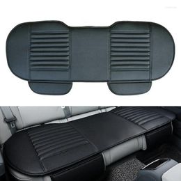 Car Seat Covers Universal Back Row Rear Cover Protector Breathable PU Leather Cushion Pad Mat 4 Colors For Auto Chair