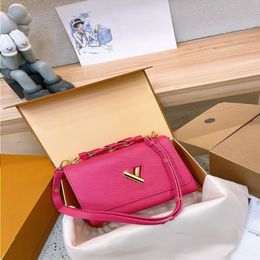 Top Luxury Handbag Designer Twist Hand Bill Shoulder Bag Crossbody Bag Evening Bag Women's Solid Color Makeup Bag Purse Daily Comm Npai