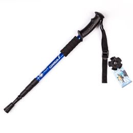 Sticks 1/2Pcs Black Walking Sticks Classic Delicate Trekking Pole 4 Sections Telescopic Cane Stick Crutch for Outdoor Hiking Walking