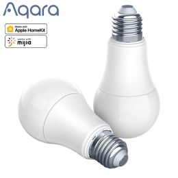 Control Aqara Smart LED Bulb 9W E27 2700K6500K 806lum Smart Home Tunable White Colour LED Lamp Work With Home Kit And For MI Home App