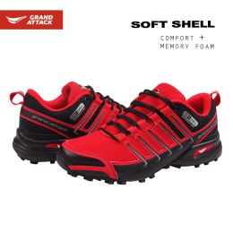 Shoes Grand Attack Men's Shoes Trail Running Sneakers Outdoor Walking Hiking Trekking Backpacking Nonslip Water Resistant Trainers