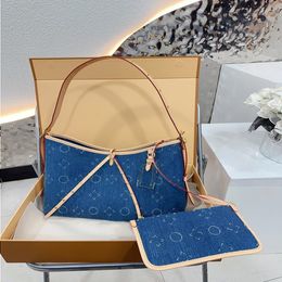 24SS Women's Luxury Designer Carryall New Denim Commuter Bag Women's Crossbody Bag Shoulder Bag Tablet Bag Makeup Bag Shopping Bag