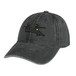 Berets Black Greyhound Roaching Cowboy Hat Custom Bobble Rave Man Women's