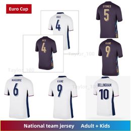 EnglandS euro 24 football shirt BELLINGHAM home away Soccer Jerseys RICE SAKA FODEN RASHFORD STERLING STONES GREALISH KANE soccer jersey