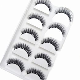 18 Style 50/250 5 Pairs Natural Eyel 3D Mink False Eyeles Makeup Fake Eye Les Faux Cilios Make Up Beauty Tools i7oI#