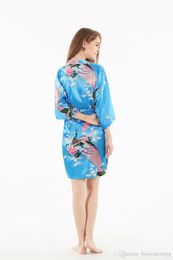 Silk Kimono Robe Bathrobe Women Satin Robe Silk Robes Night Sexy Robes Night Grow For Bridesmaid Summer Plus Size 07