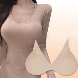 Externally Expanded Bra Girls Thickened Steamed Bread Cup 8cm Adjustable Underwear Sexy Bras No Steel Ring Breast Bras Lingerie 240323