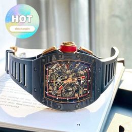 RM Wristwatch Timepiece Timing Rm011 Date Display Month Display Timing