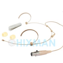 Microphones HIXMAN 4019SL Omnidirectional Headset Headworn condenser Microphone For Shure LINE6 JTS Carvin Trantec TOA Wireless Transmitter