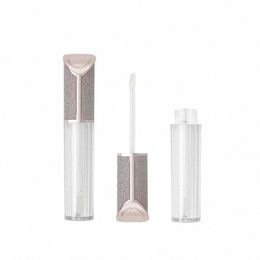 5ml Plastic Lipgloss Tubes Ctainers Empty Blingbling Incline Shape Gradual Pink Lid Lip Gloss Bottles Cosmetic Packaging C3Gj#