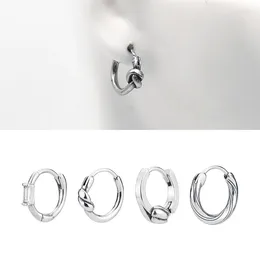 Hoop Earrings Luxury Women Small Torsion Wire Circle Dazzling CZ Delicate Female Party Earring Daily Wear Classic Jewelry