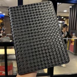 Business Ipad Case Woven Pattern Embossing for ipad cases All Series leather UNBreak Table pc Top