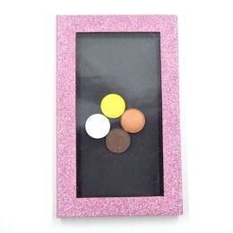 Shadow eye shadow palte pink glitter gift beauty girls Makeup loves DIY cosmetics New Year falshion Empty magnetic palette travel size