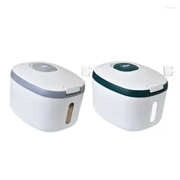 Storage Bottles Kitchen Container 10KG Bucket Insect-Proof Moisture-Proof Rice Cylinder Grain Sealed Flour