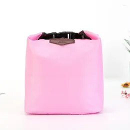 Storage Bags Insulated Lunch Bag Nylon Waterproof Boxes Tote Food Thermal Cooler Picnic Box Outing Carrying