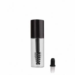 50pcs l Mascara Tube Empty Clear Plastic Sample Growth Liquid Cap Bottle Lip Gloss Refillable Small Lipgloss Eye Black Tubes r71k#