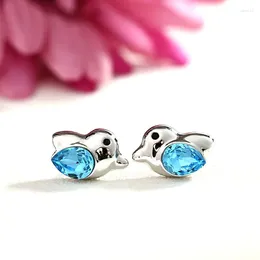 Stud Earrings ER-00011 Korean Crystal Wedding Gift Cute Bird Earings Fashion Jewelry 2024 Items Women Wholesale In Bulk