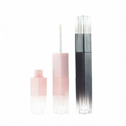 10/25/50pcs 6ML Empty Lip Gloss tubes Wholesale Dicephus Black Pink DIY Homemade Makeup Tools Refillable Lipgloss Ctainers Q6GU#