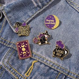 halloween tarot dark characters enamel pins Cute Anime Movies Games Hard Enamel Pins Collect Cartoon Brooch Backpack Hat Bag Collar Lapel Badges