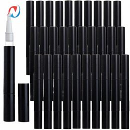 10/20/50/100pcs l Black Empty Nail Oil Polish Twist Pen Tubes Clear Lip Gloss Applicators Cosmetics Ctainer Liquid Tube V8DH#