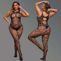 200 Catty Sexy Lingerie With Detachable Camisole Jumpsuit, Transparent Black Silk, Oversized Mesh Shirt 741834