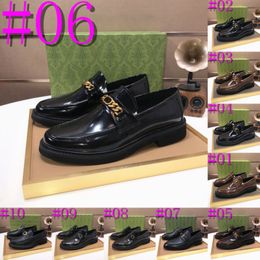 40Modello Punta liscia Personalizzato Fatto a mano su misura 100% pura vera pelle di vitello Allacciatura casual Scarpe da uomo in pelle firmate da lavoro