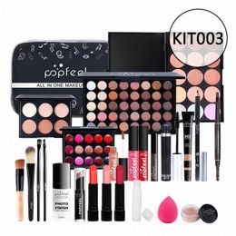 new Makeup Set All For 1 Real And Free Ship Makeup Kit Full Set Women Cosmetics Gift Box Lip Gloss Ccealer Shadow Palette 322R#