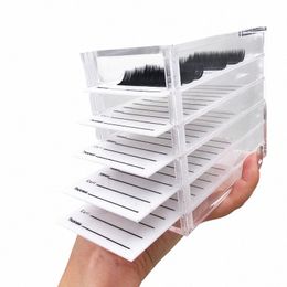 false Eyeles Storage Box Acrylic Pallet L Holder For Eyel Extensi Organizer L Display Stand Makeup Cosmetic Tools e54A#