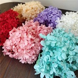 20g/3~4CM Flower PetalsDecorative Preserved Flowers Dried Natural Wood Hydrangea Flower HeadEternal Big-Leaf Hydrangeas Petal 240321