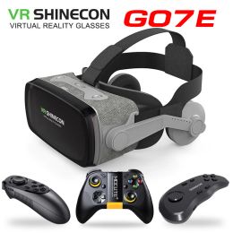 Devices New Game Lovers VR Shinecon Virtual Reality 3D Glasses Goggle Cardboard Headset Box for 4.76.53 Inch Smartphone